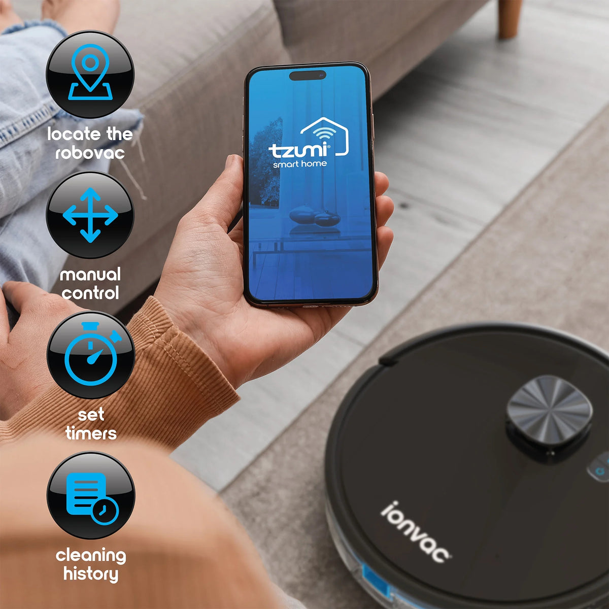 Wi-Fi Laser Mapping Robot Vacuum Cleaner A455015
