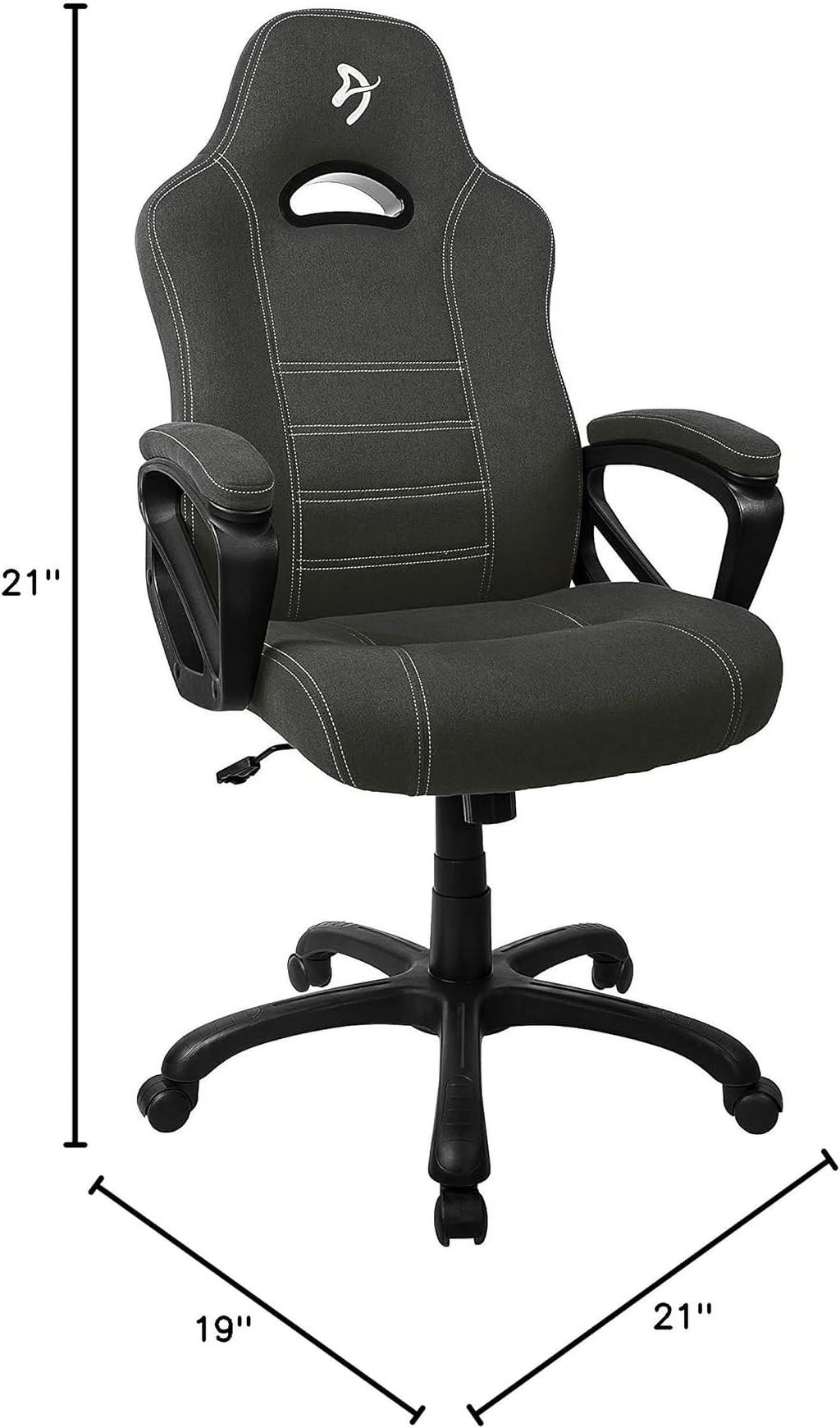 Dark Grey Ergonomic Woven Fabric Gaming Office Chair F861644