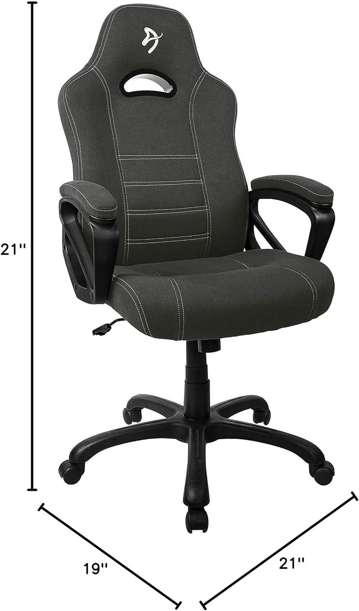 Dark Grey Ergonomic Woven Fabric Gaming Office Chair F861644