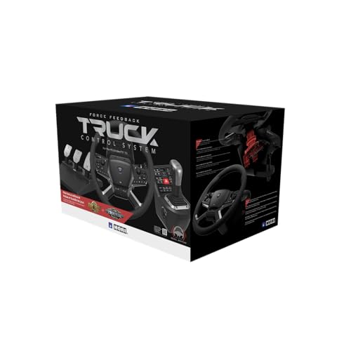Truck Control System with Force Feedback Steering Wheel, Shifter Control Panel, & Pedals O21013