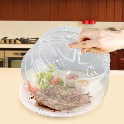 2PCS Microwave Splatter Cover 11.5 Inch BPA Free K9780