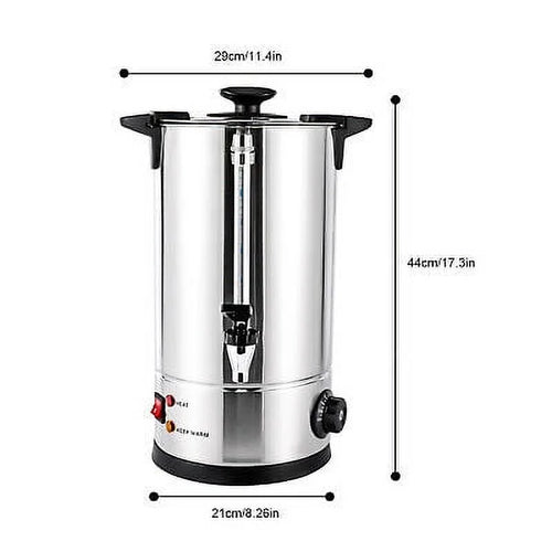 10L Commercial Stainless Steel Hot Water Boiler Tea Urn O9683