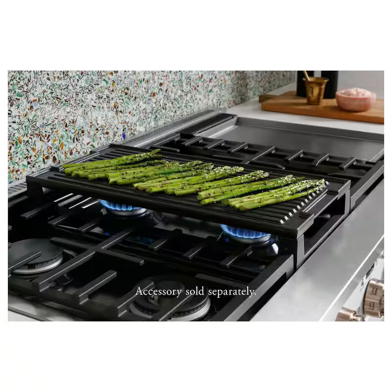 36 in. 6 Burner Dual Fuel Range with Convection in Matte Black I51771