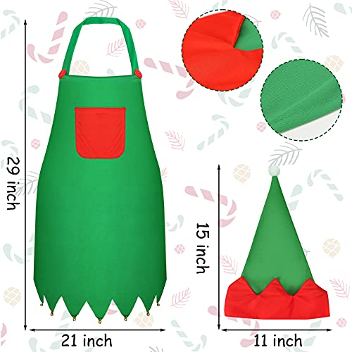 Christmas Elf Apron and Hat Set V156