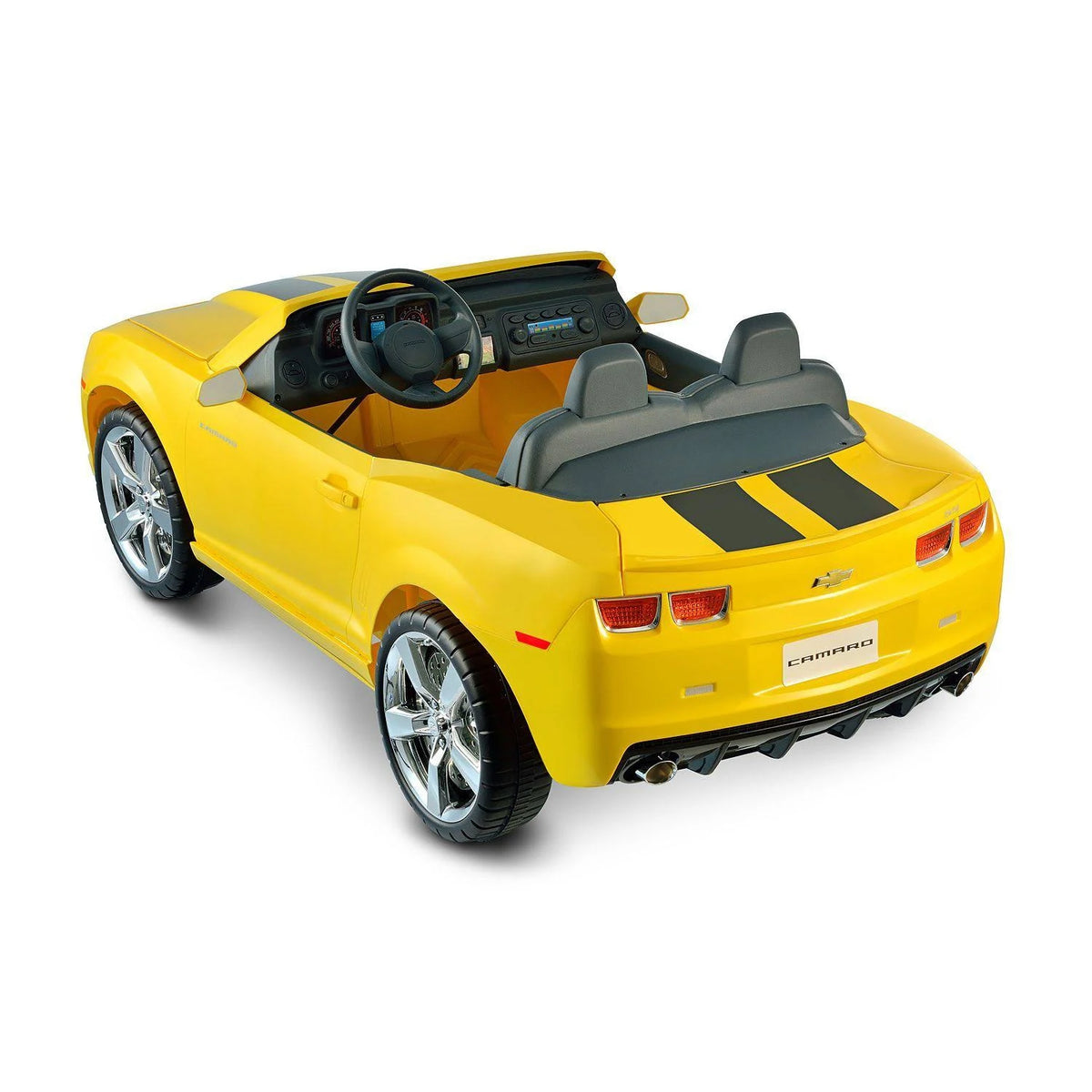 12V Two Seater Ride-On Car, Yellow D97431
