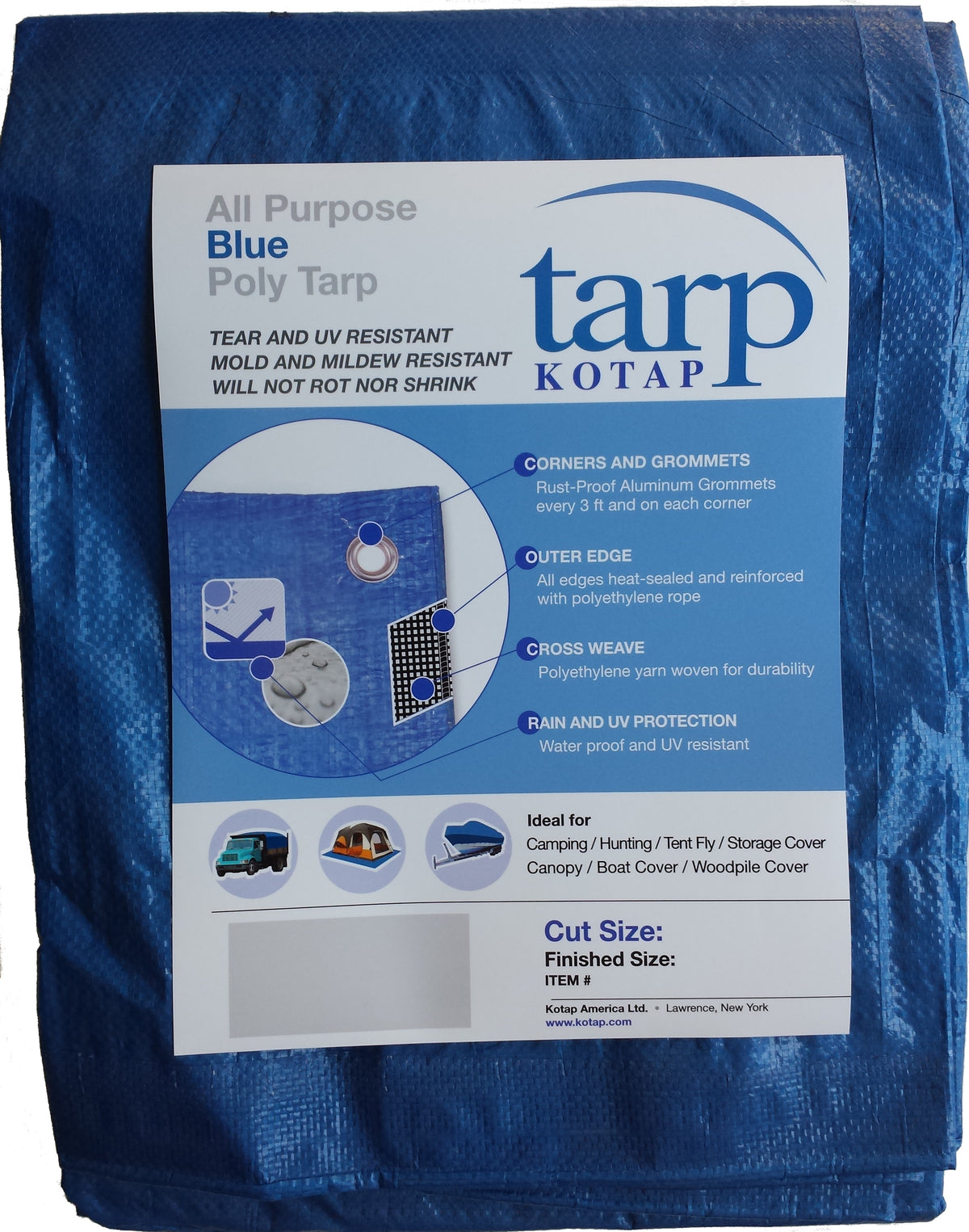 Blue Poly Tarp U959793