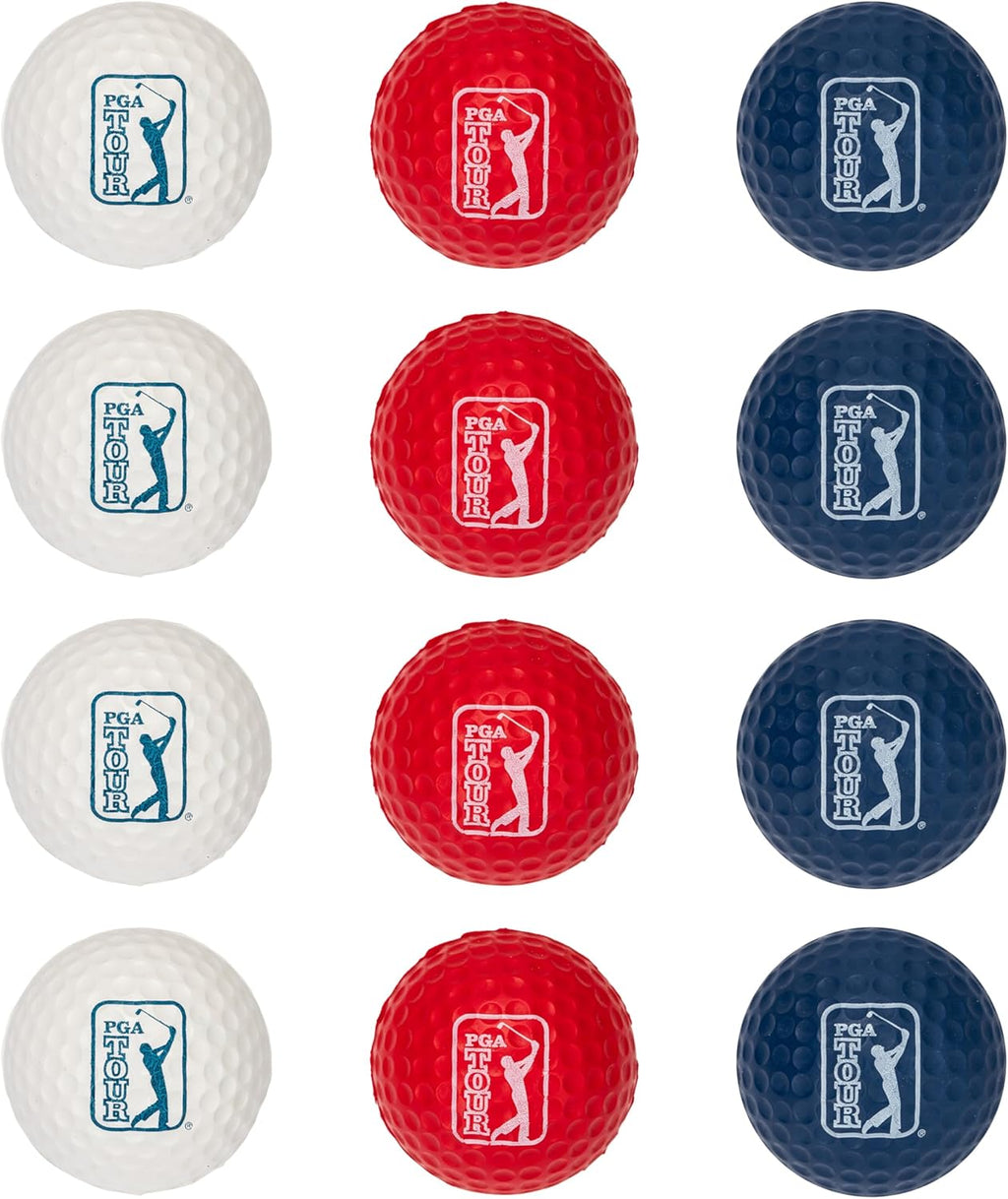 12 Pack Soft Foam Practice Golf Balls with Carry Bag R7168