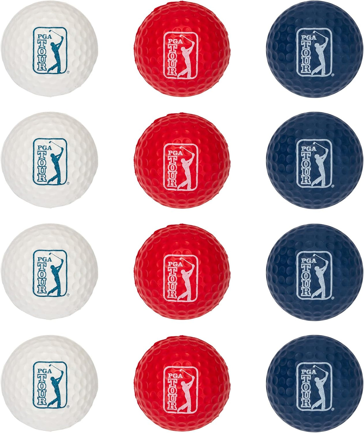 12 Pack Soft Foam Practice Golf Balls with Carry Bag R7168