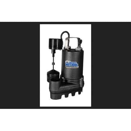 1/2 HP 4,300 GPH Cast Iron Sump Pump N952