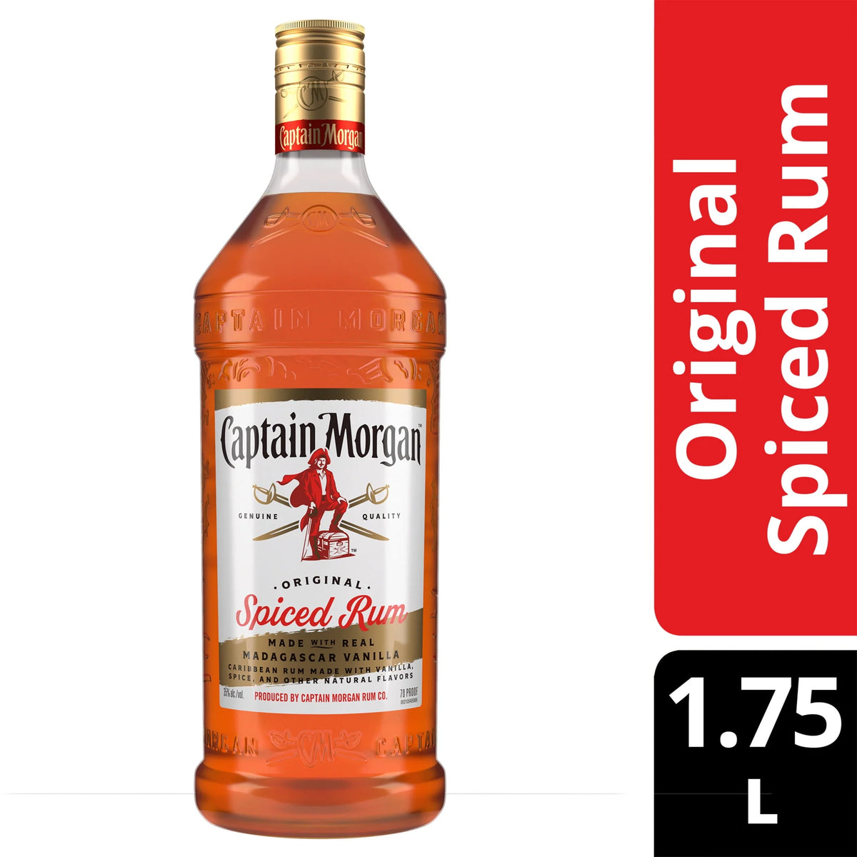 Original Spiced Rum, 750 mL, 35% ABV A212227