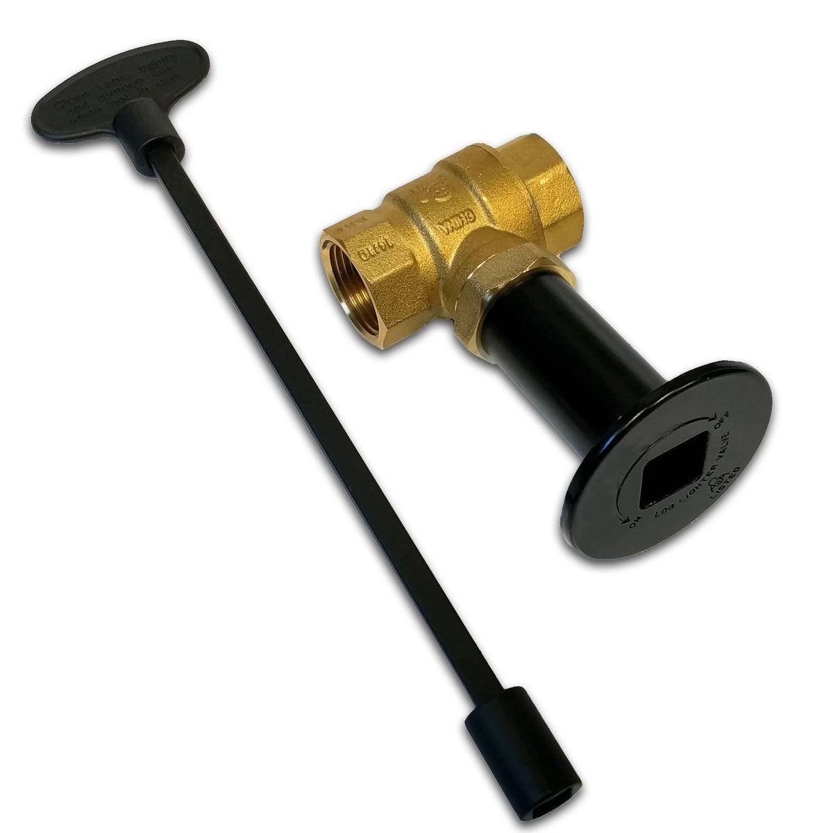 Flat Black Fire Pit Key Valve Kit F10975