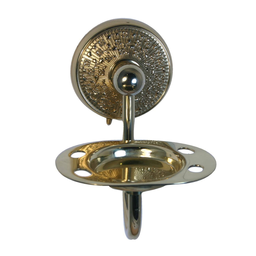 Polished Brass Tumbler/Toothbrush Holder S16818
