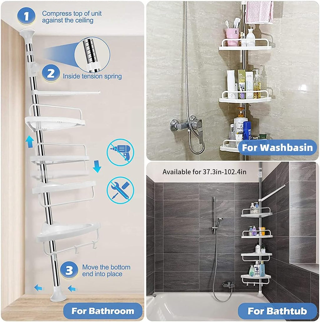 4 Tier Adjustable Shower Caddy H204