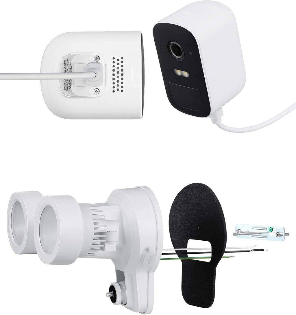 3-in-1 Wired Floodlight, Charger and Mount 2000 lumens White D537