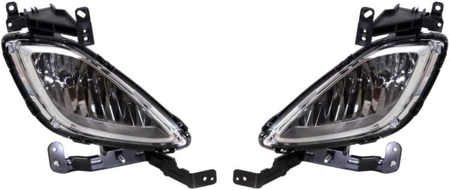 Fog Light Pair for Hyundai Elantra 2011 2012 2013 Y791673