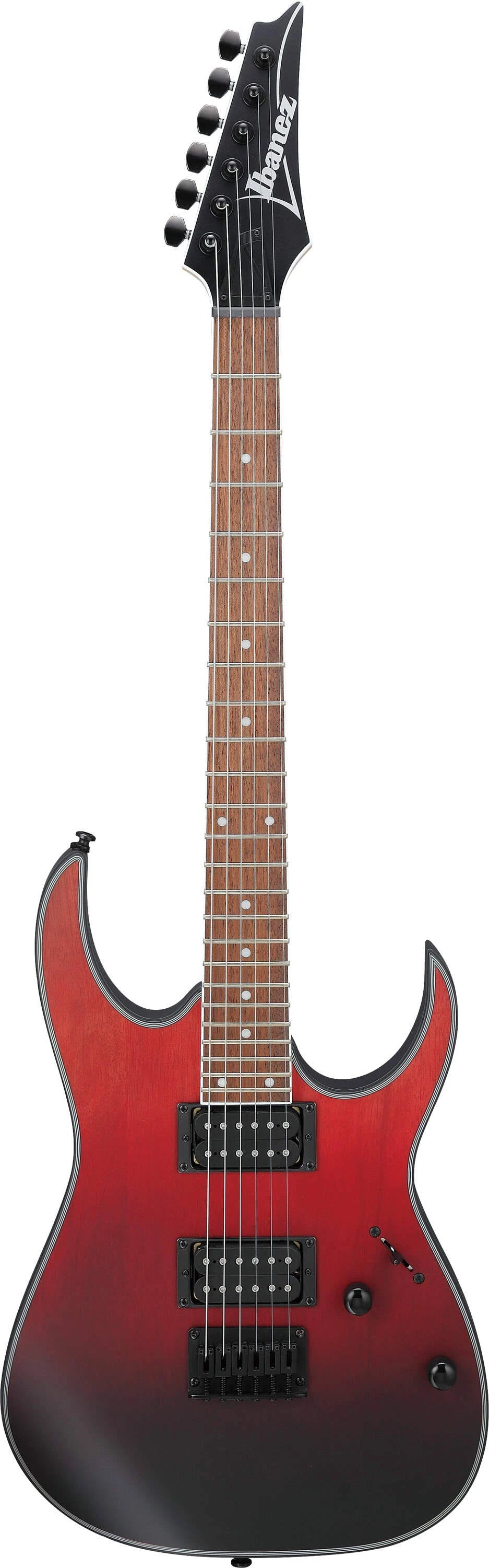 Transparent Crimson Fade Matte Electric Guitar O788011