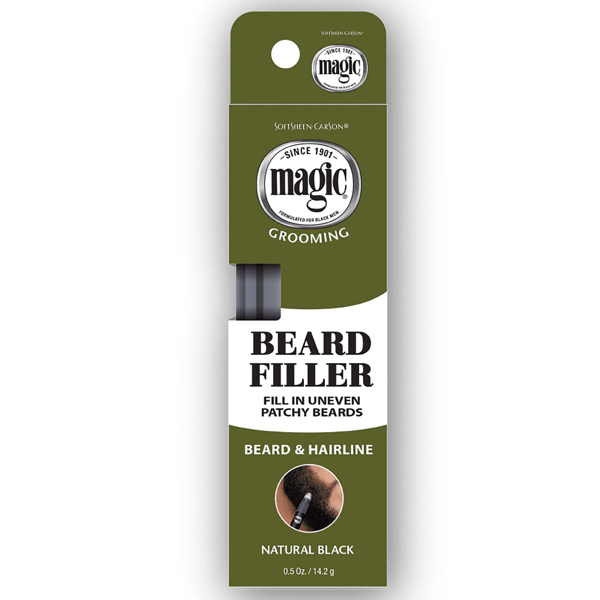 Natural Black Beard Filler X25610