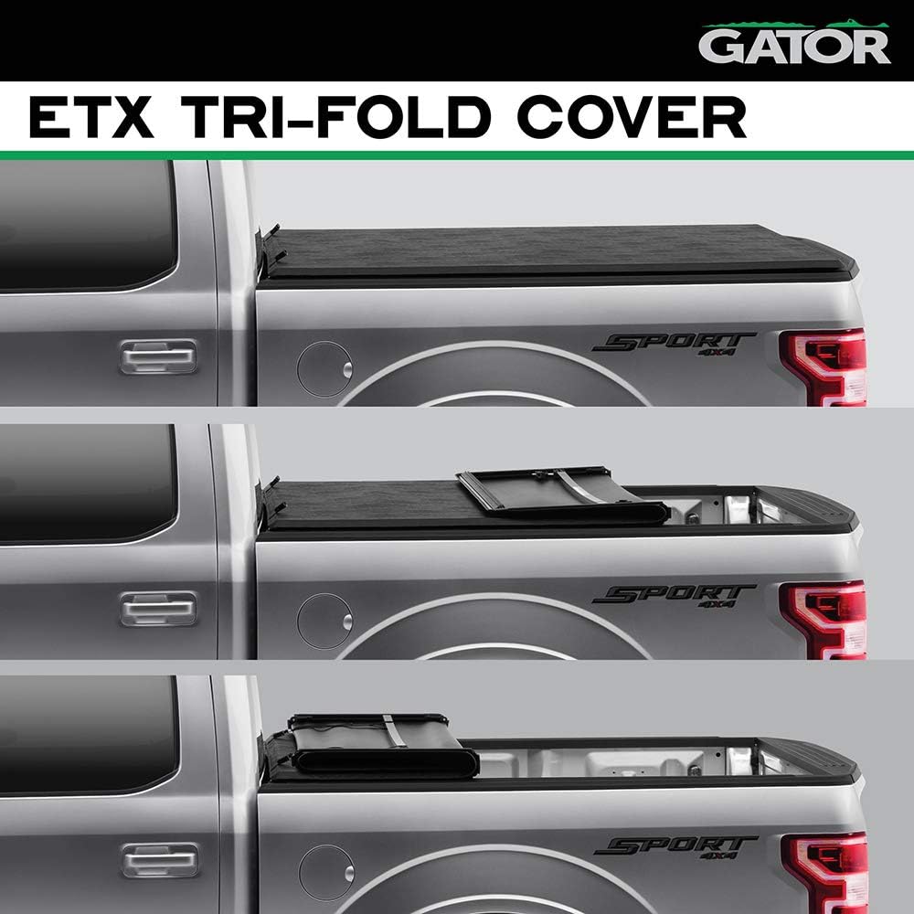 Soft Tri-Fold Truck Bed Tonneau Cover Y548623