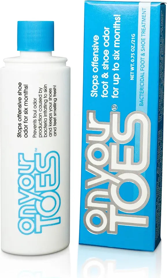 Natural Long-Lasting Foot Powder Odor Control Shoe Deodorizer 4 Pack C770164