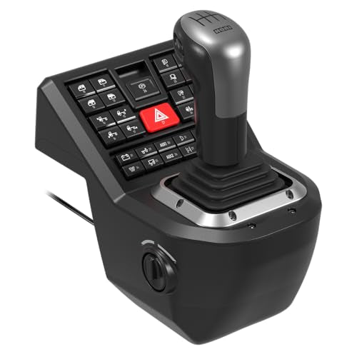 Truck Control System with Force Feedback Steering Wheel, Shifter Control Panel, & Pedals O21013