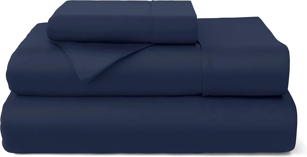 Black 4 Piece Bamboo Viscose Bed Sheet Set W799091
