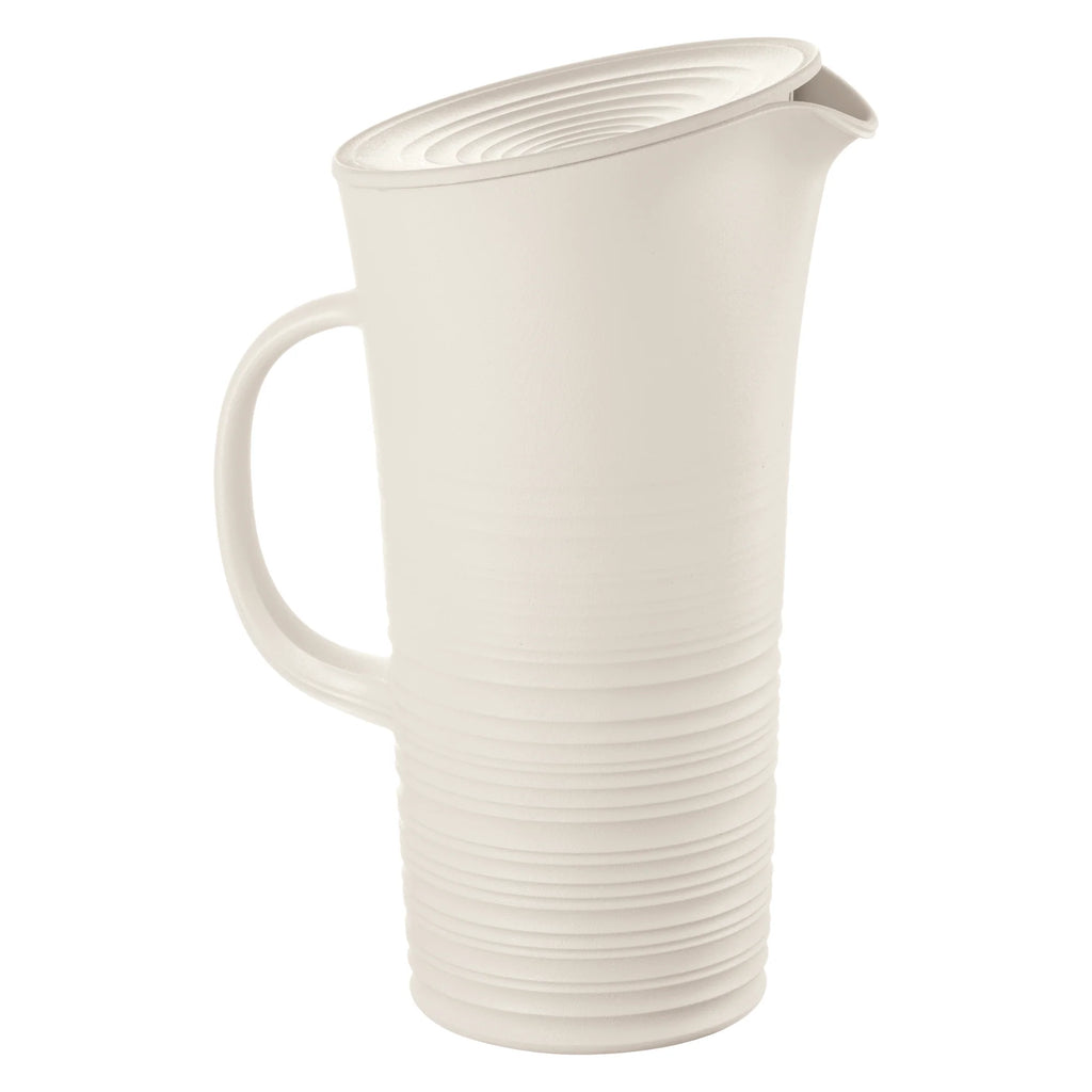 White Pitcher With Lid D522678