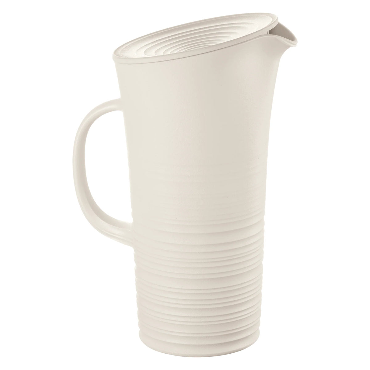 White Pitcher With Lid D522678