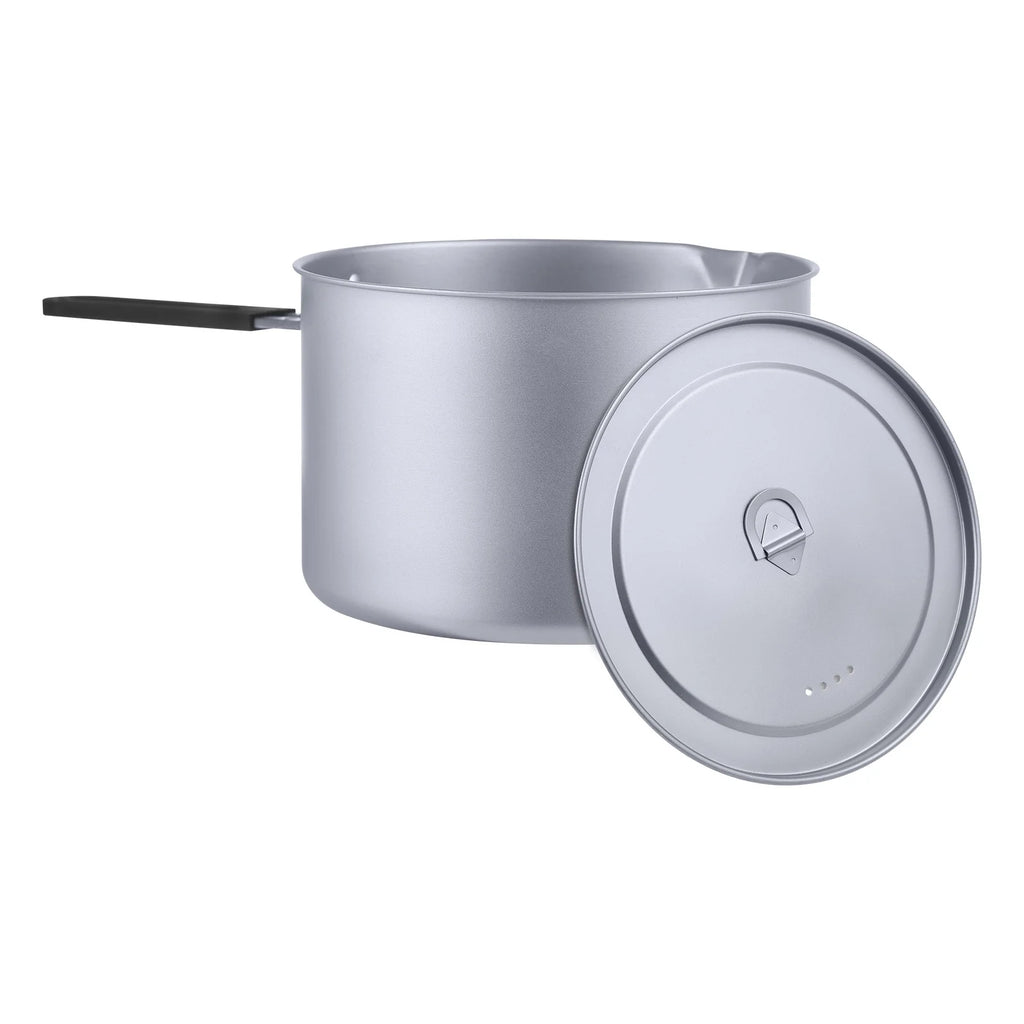 Camping Soup Pot with Lid, 2L Portable Cooking Stock Pot A737