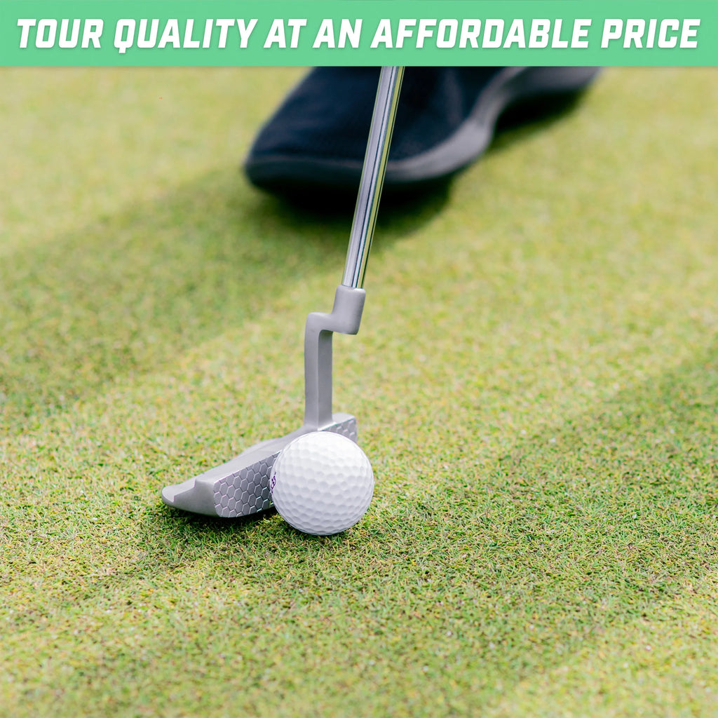 34" Right-Handed Mallet Putter with Pistol Grip and Milled Face A782