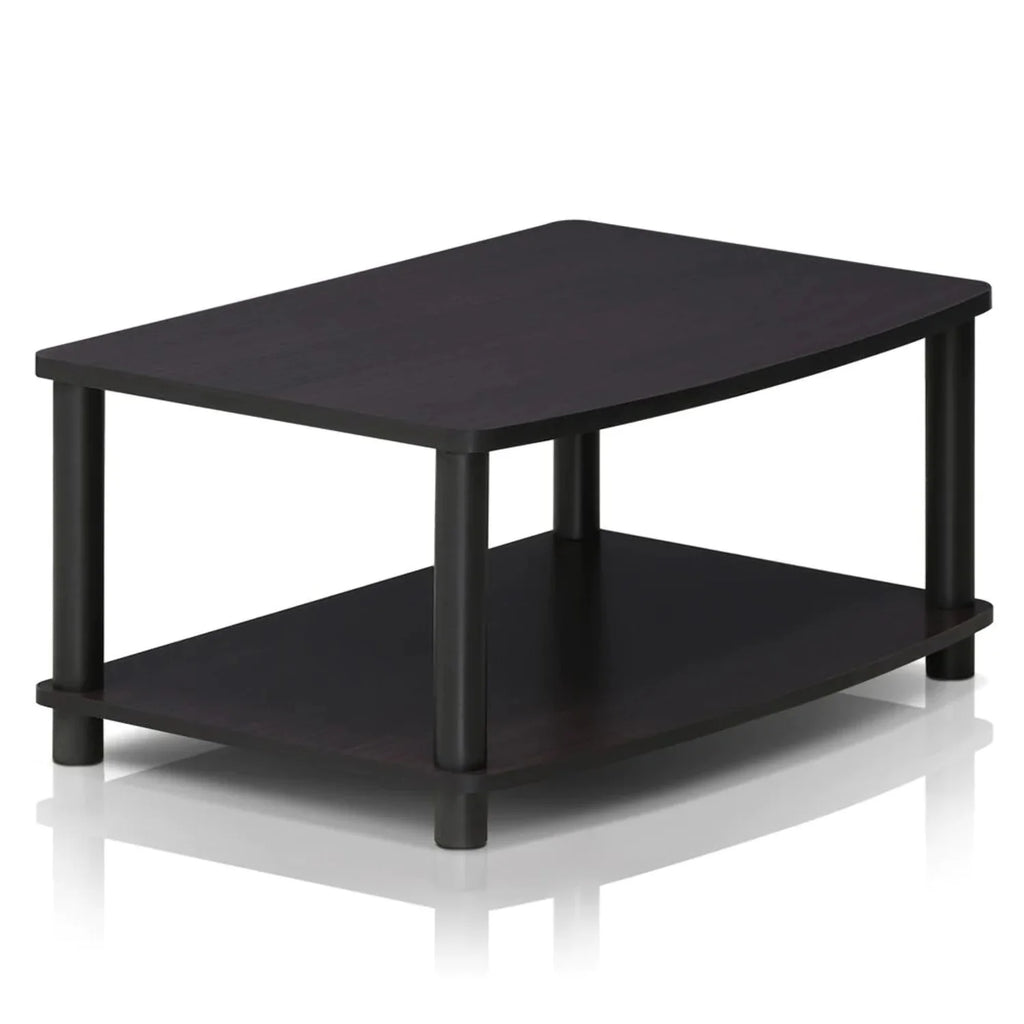 Wood Elevated TV Stand up to 25 in Walnut E8605