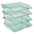 4 Tier Plastic Desktop File Organizer Z2536