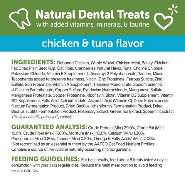 Natural Dental Chicken Cat Treats Z730954