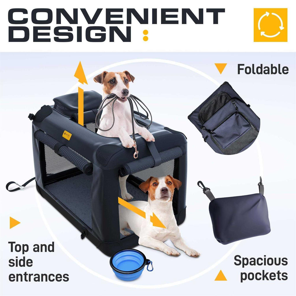Collapsible Portable Dog Crate Kennel U6565