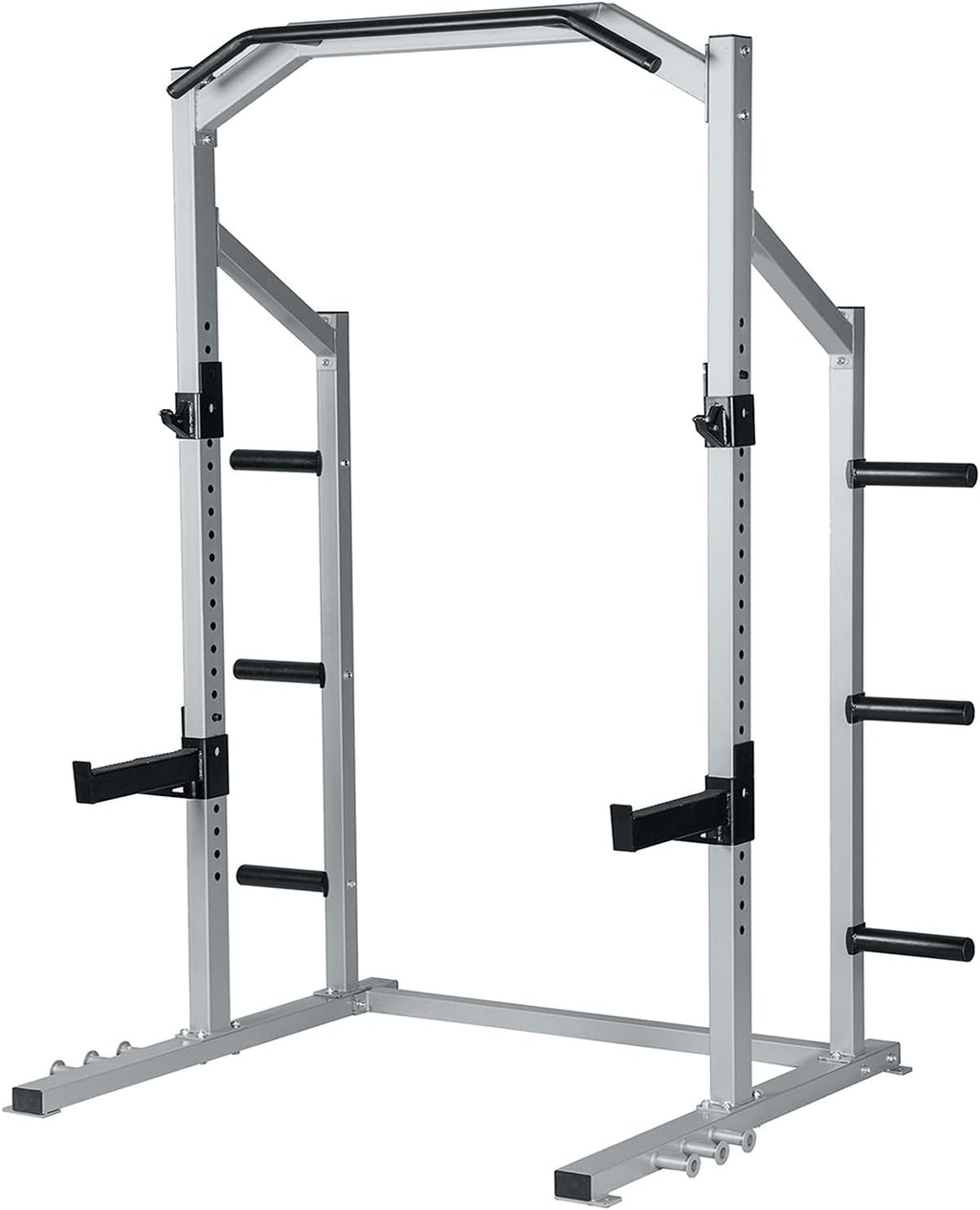 Power Rack Squat Stand Weight Rack with Pull Up Attachment T4464