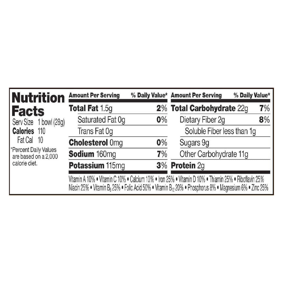 Gluten Free Whole Grain Oats Cereal, 1 Oz, 96 Count K20815