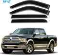 4-Piece Side Window Deflectors Rain Guards for Dodge Ram Crew Cab L71235