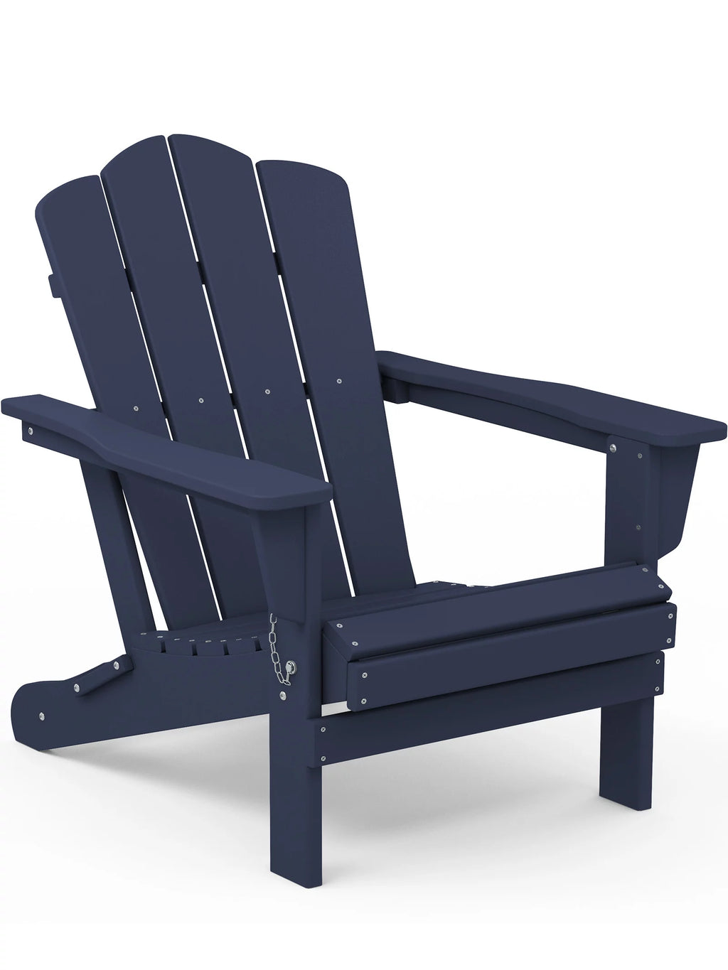 Blue 2PCS Plastic Folding Adirondack Chair H459