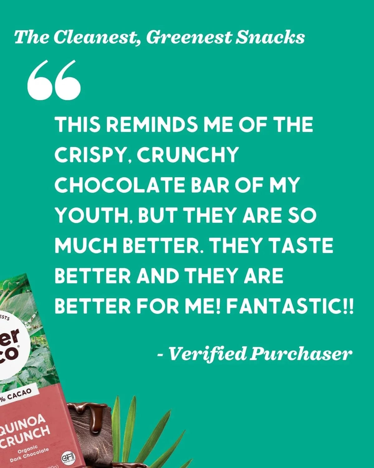 Organic Dark Chocolate Quinoa 2.82 oz Pack of 3 O73183