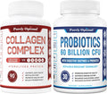 Multi Collagen Peptides Capsules + Probiotics 60 Billion CFU I986