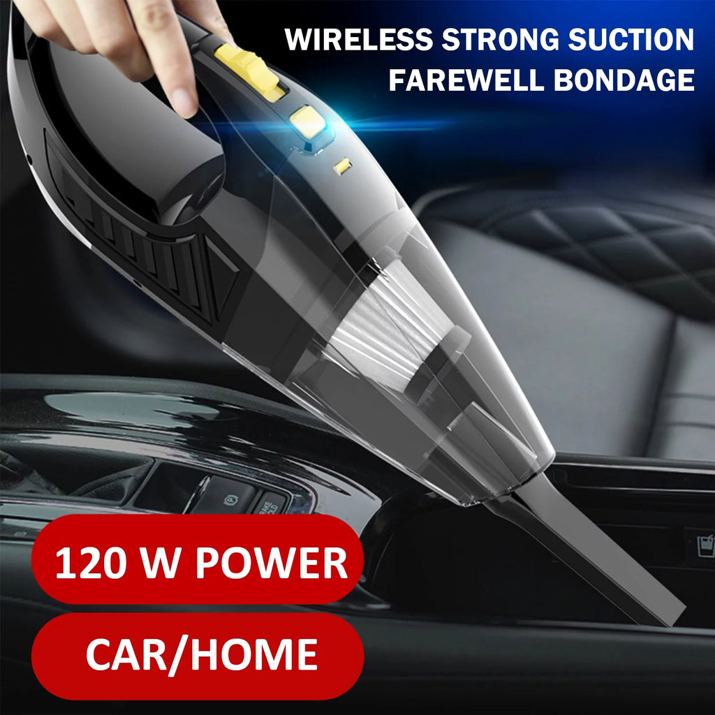 Wireless Handheld Vacuum Cleaner Portable Strong Suction Dry Wet Vacuum Sweeper M335951