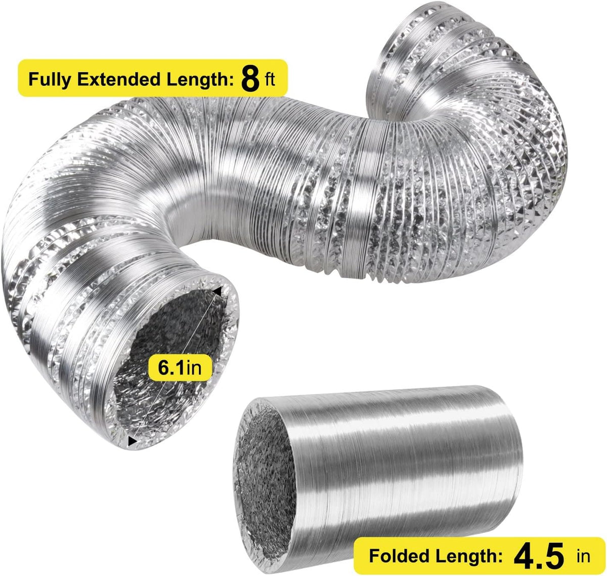 6 Inch 294 CFM Inline Fan with Carbon Filter and Ducting S482
