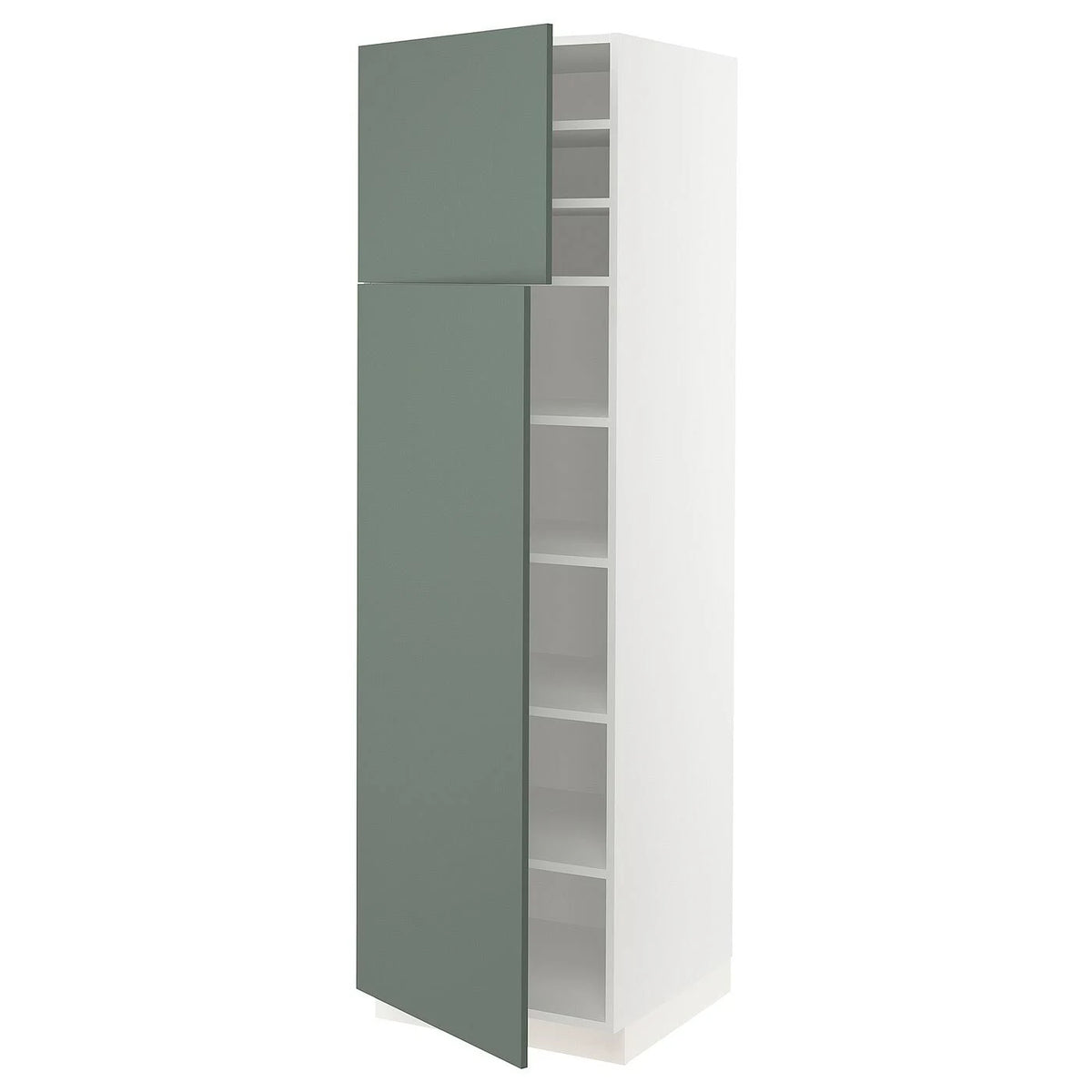 White High Cabinet with 2 Doors Y196815