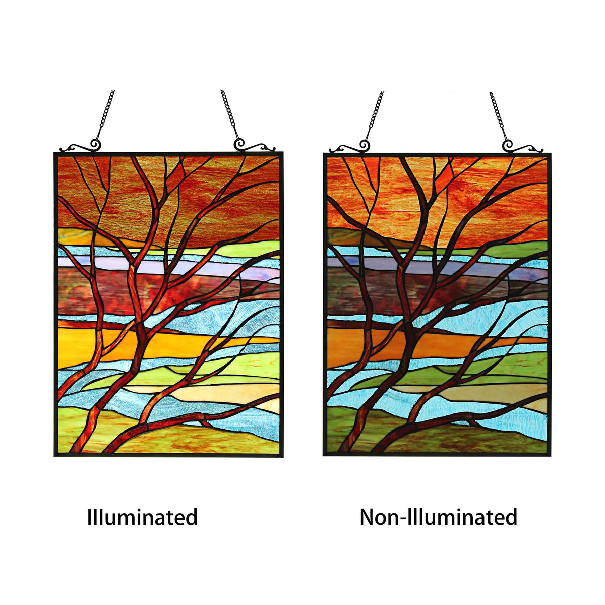 Multi-Color Window Panel Suncatcher A50635
