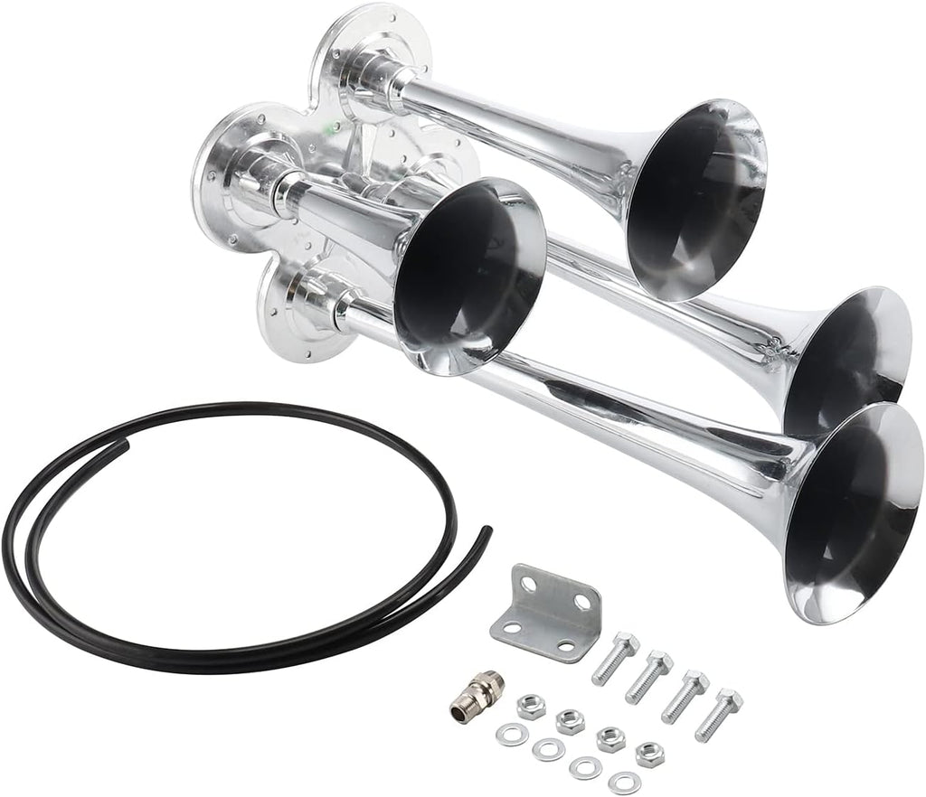 Silver Pack of 2 12V Horn Kit K383746
