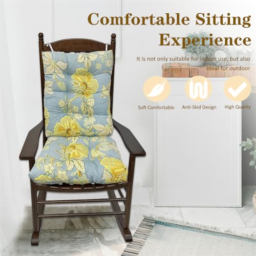 Rocking Chair Cushion Set with Ties V9113