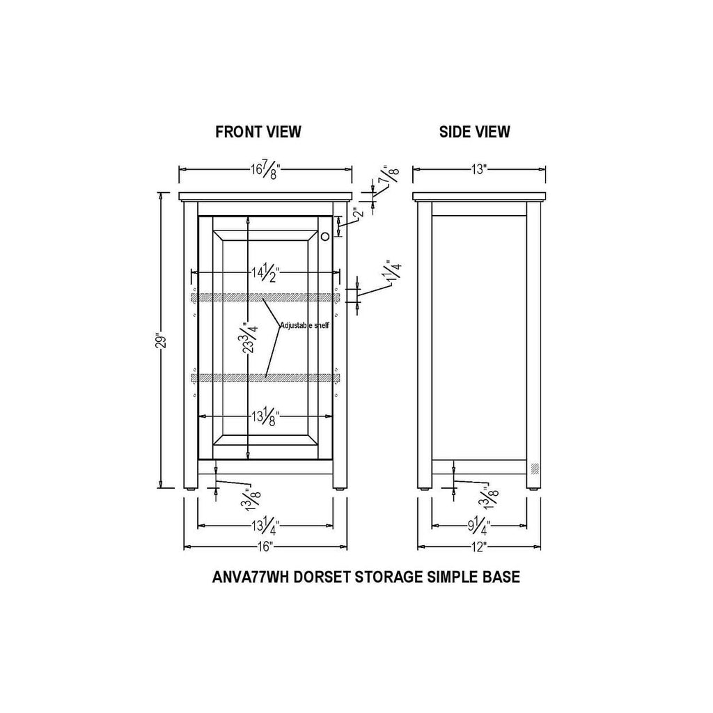 Bathroom Storage Tower with Shelves and Cabinet E39351