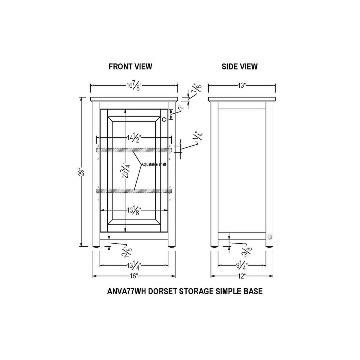Bathroom Storage Tower with Shelves and Cabinet E39351