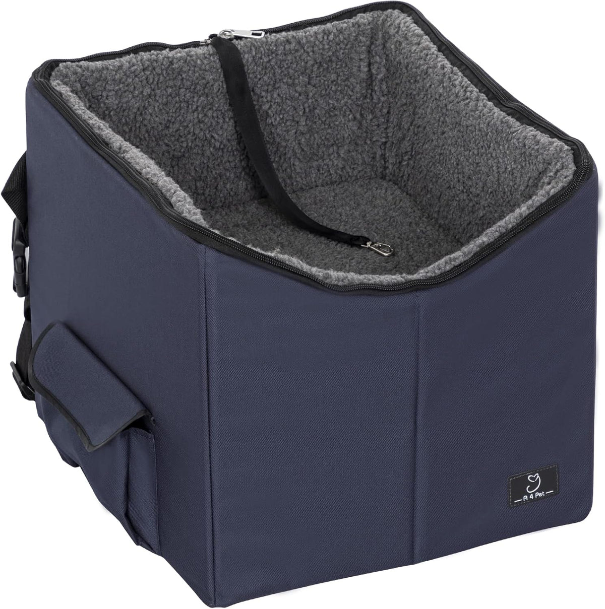 Folding Breathable Dog Booster Car Seat with Carry Bag F21391