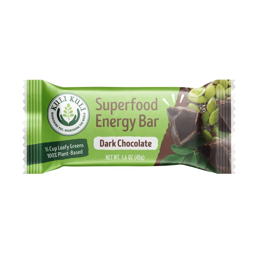 Moringa Dark Chocolate Bar 1.6 OZ Pack of 12 O9660