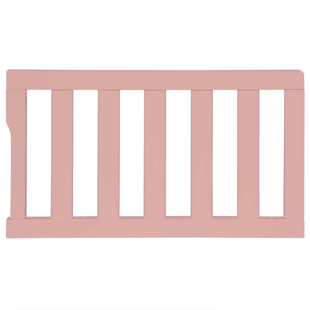 Dusty Pink Convertible Crib Toddler Guard Rail H312